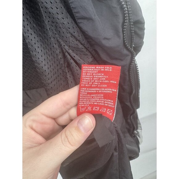 NFL Raiders Team Sports Nylon Jacket Men Large Gray Fan Merch Sportswear - Picture 5 of 11